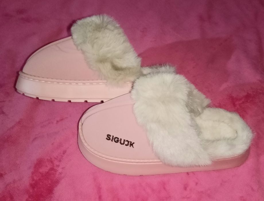 Распродажа теплые зимние женские тапочки угги меховые 36-37 размер