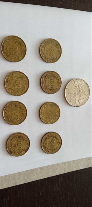 Turcja 9 monet lira