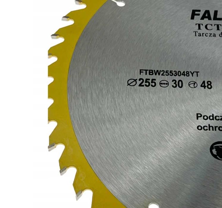 TARCZA DO CIĘCIA DREWNA Widia 255 / 30 T48  Do Pilarki