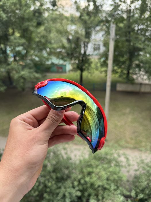 Новий сверхлегкий велосипедний шолом + окуляри