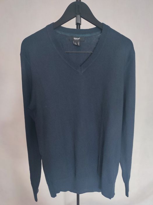 Sweterek męski 40 L /42 XL granatowy Reward Collection #bawelna