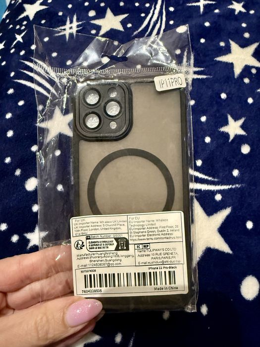 Чохол iPhone 11 Pro / (Чорний матовий)