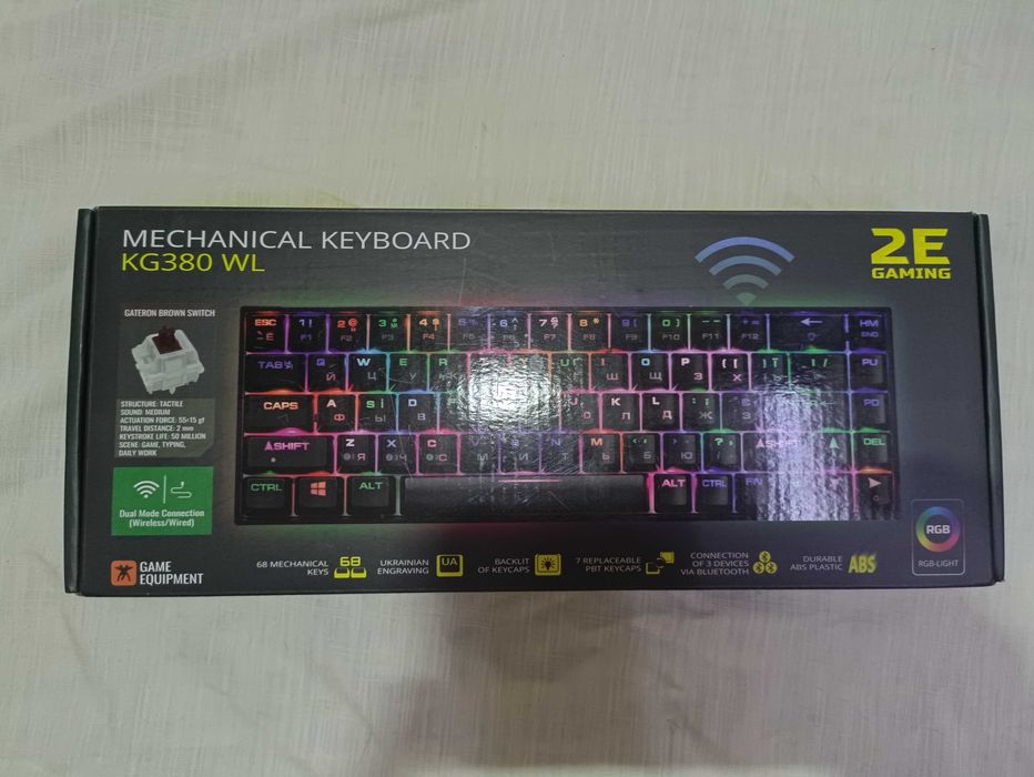 Механическая клавиатура 2E Gaming KG380 WL