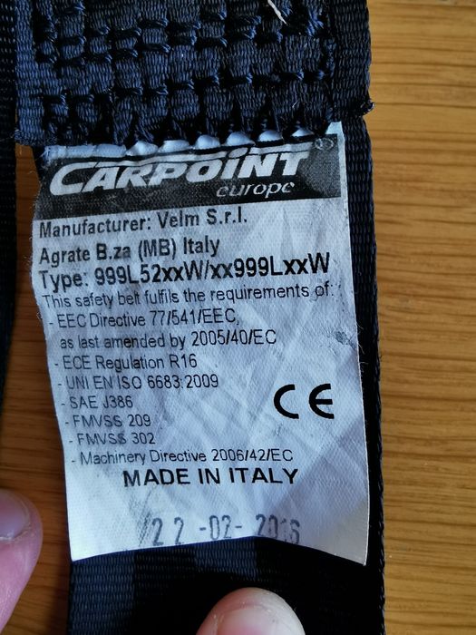 Przedłużenie pasa bezpieczenstwa 70cm