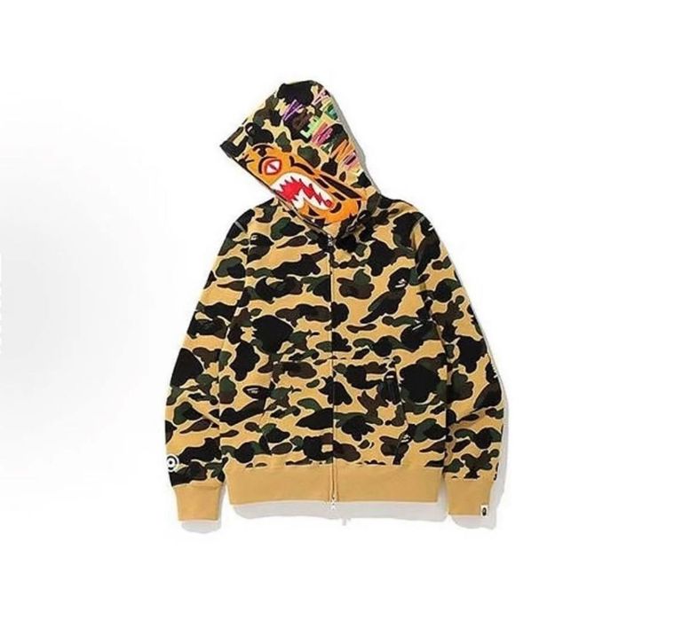 Zip hoodie bape +ПОДАРУНОК,ГОРТАЙ ФОТО|tiger,зіп худі бейп тайгер,drip