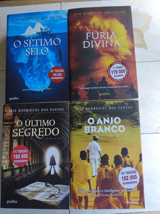10 Livros de Romance de José Rodrigues dos Santos - Gradiva