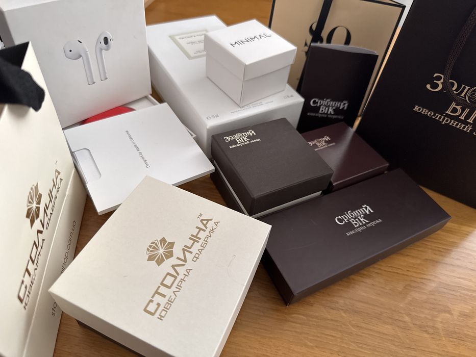 Упаковки для прикрас