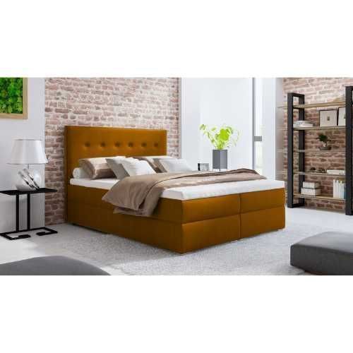 Łóżko kontynentalne BARI 120, 140, 160 x200 tapicerowane SYPIALNIA