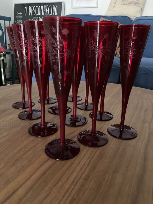 12 taças champanhe flutes zara home