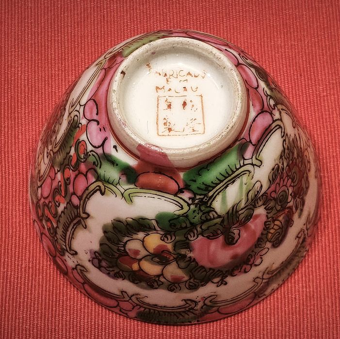 5 chávenas de chá Rose Medallion