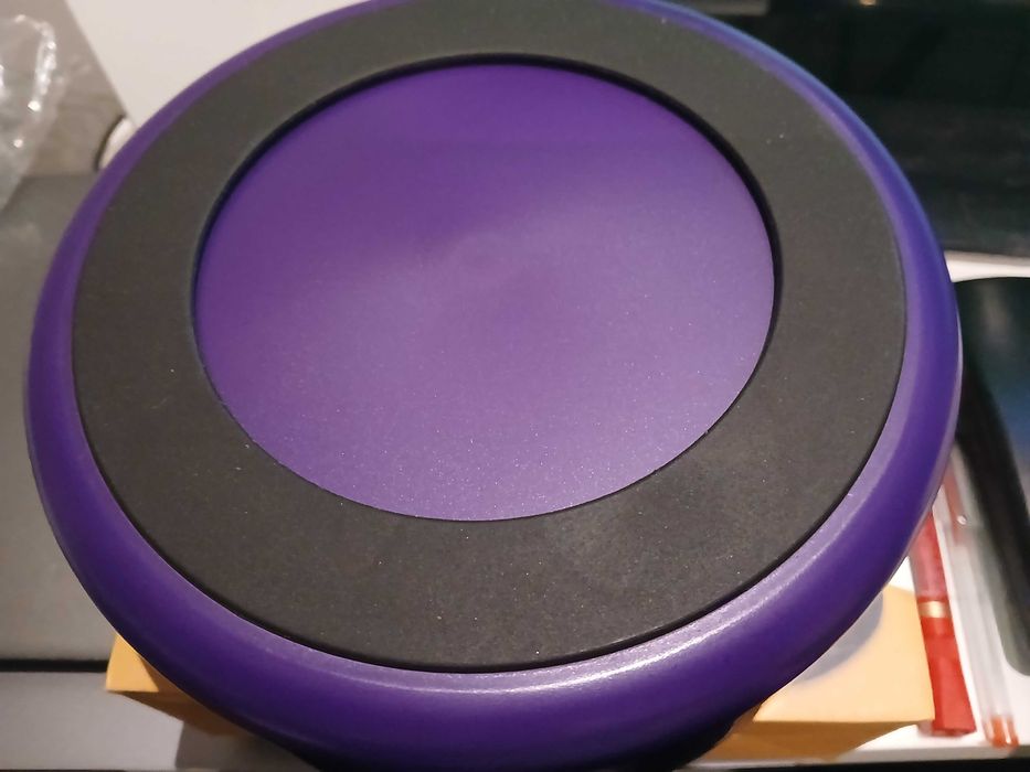 Miska dla psa,kota.aluminiowa fioletowa 19 cm