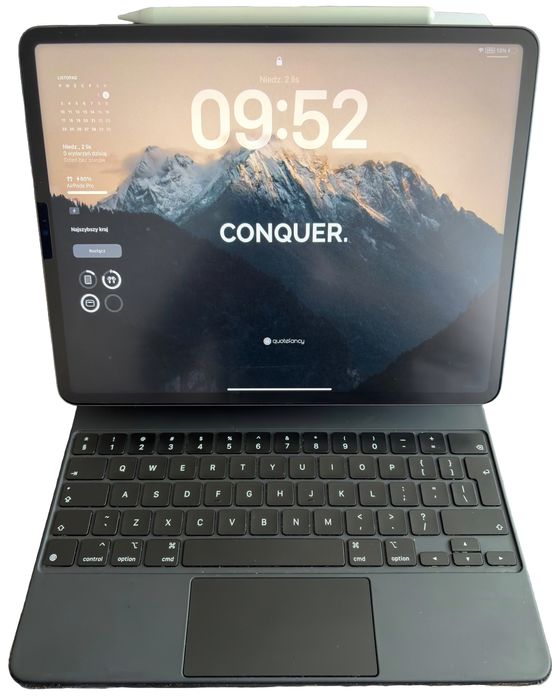 Apple iPad Pro 5 gen 12.9 cala 256gb, apple magic keyboard etui