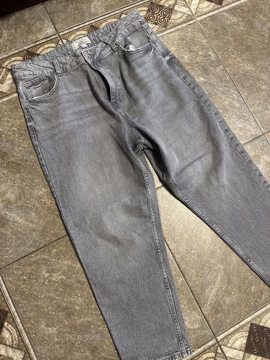 Сірі джинси мом 44 розмір