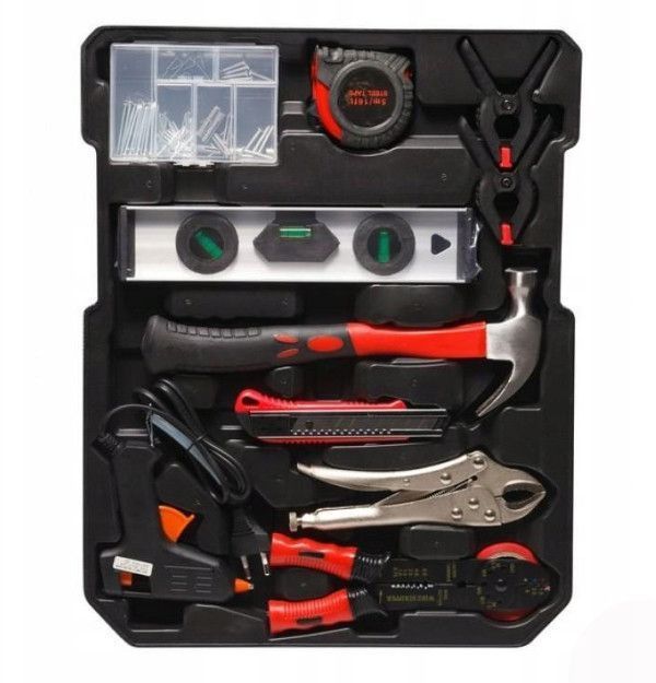 Набор инструментов 186 ел. Geko в чемодане сплав хром-ванадий