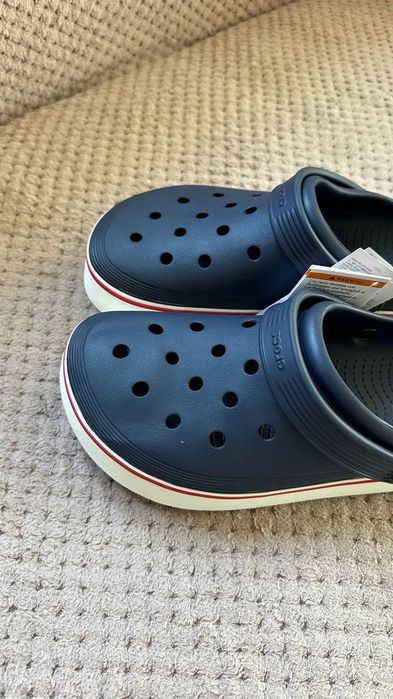 Уцінка! Сабо крокс Чоловічі Crocs Off Court Navy 40-41р m8 26см