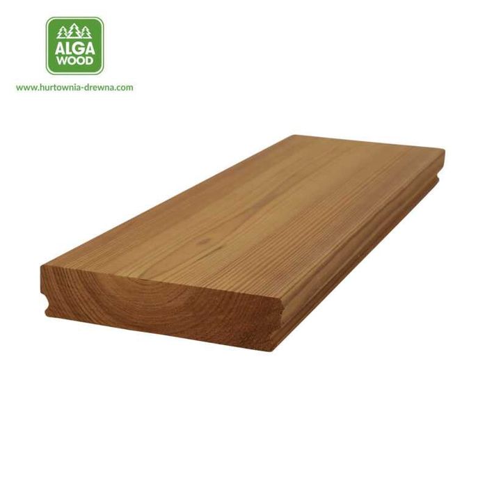 WYPRZEDAŻ Deska tarasowa Gładka Thermo Sosna 26 mm x 117 mm klasa AB