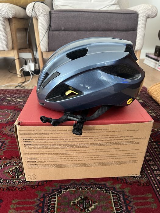 Capacete bicicleta Specialized Align II azul - novo em caixa