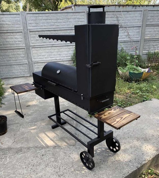 ОТ ЗАВОДА! 4 мм! -19%! Мангал Смокер Коптильня Горячего и Холодного