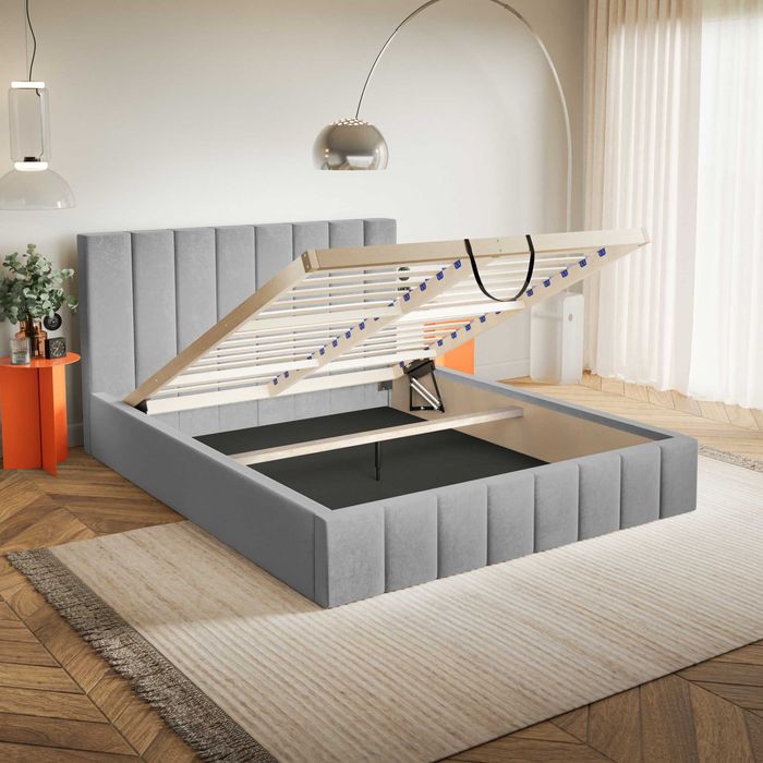 Łóżka łóżko tapicerowane IBIZA 160x200 180x200 pojemnik gratis