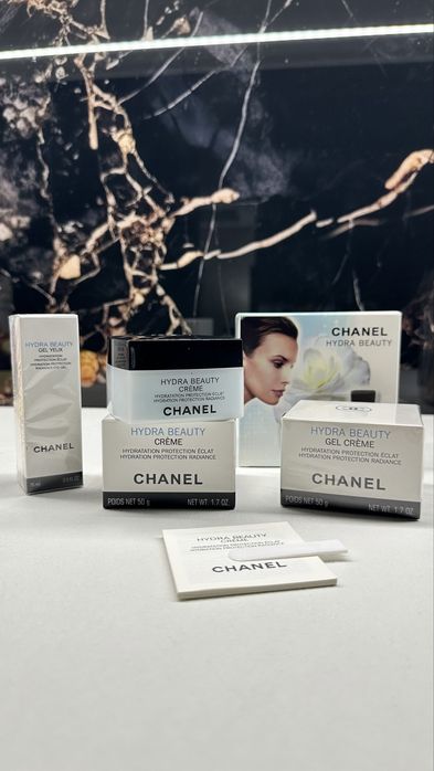 Zestaw kremów  Chanel Hydra Beauty kremy do twarzy