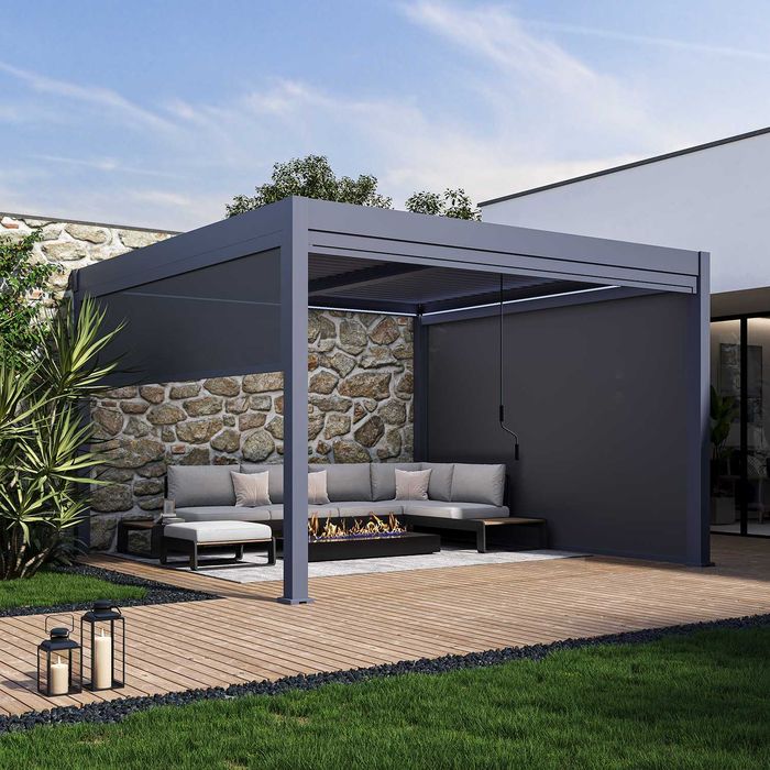 Pergola aluminiowa - zadaszenie wolnostojące