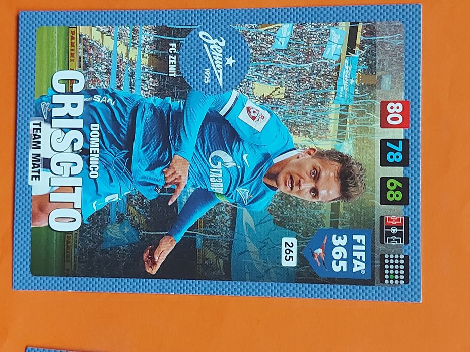 Karty kolekcjonerskie piłkarze FIFA 4sztuki FC ZENIT