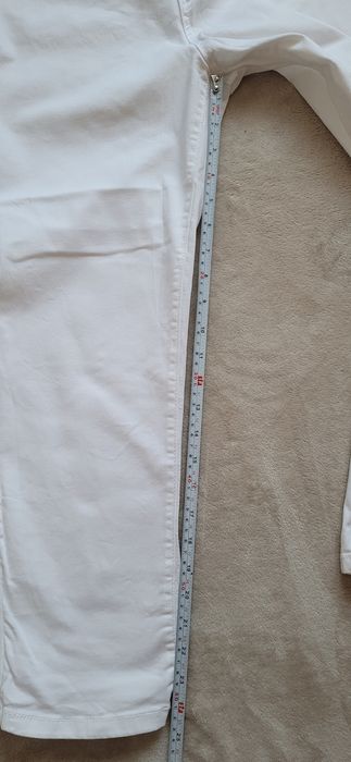 C&A 42 XL the cropp jeans białe spodnie Jessica bawełna, elastan