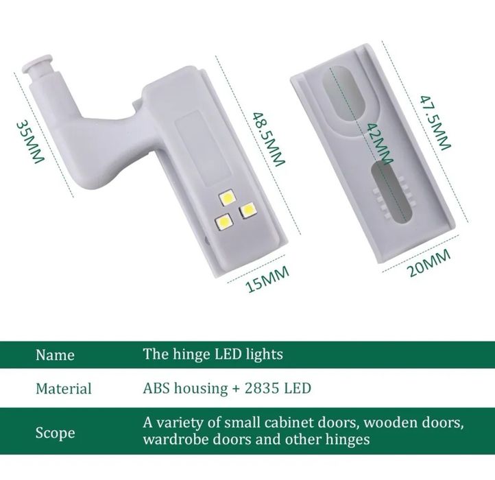 Kit Mini LED para armários