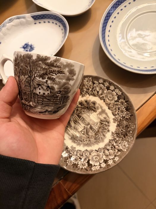 Duo Chávena British Anchor - Peça de Exposição