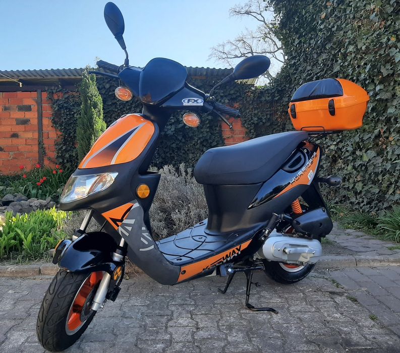 Mega zadbany skuter Keeway Hurricane 50 2t 2007r 1061km 50km/h kufer