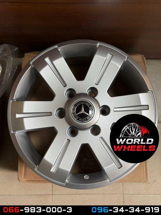 Диски R16 6x130 Mercedes Sprinter Volkswagen Crafter 1400кг усиленные