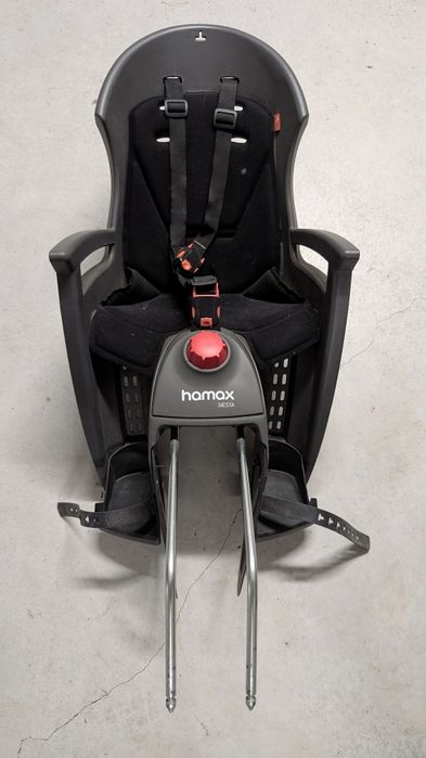 Fotelik rowerowy Hamax Siesta + 2 adaptery (Baza)