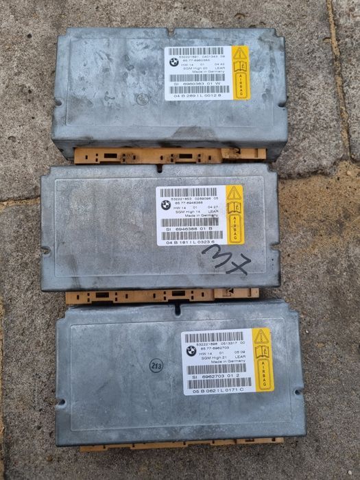 BMW E60 E61  sensor moduł poduszek airbag gateway brama SGM