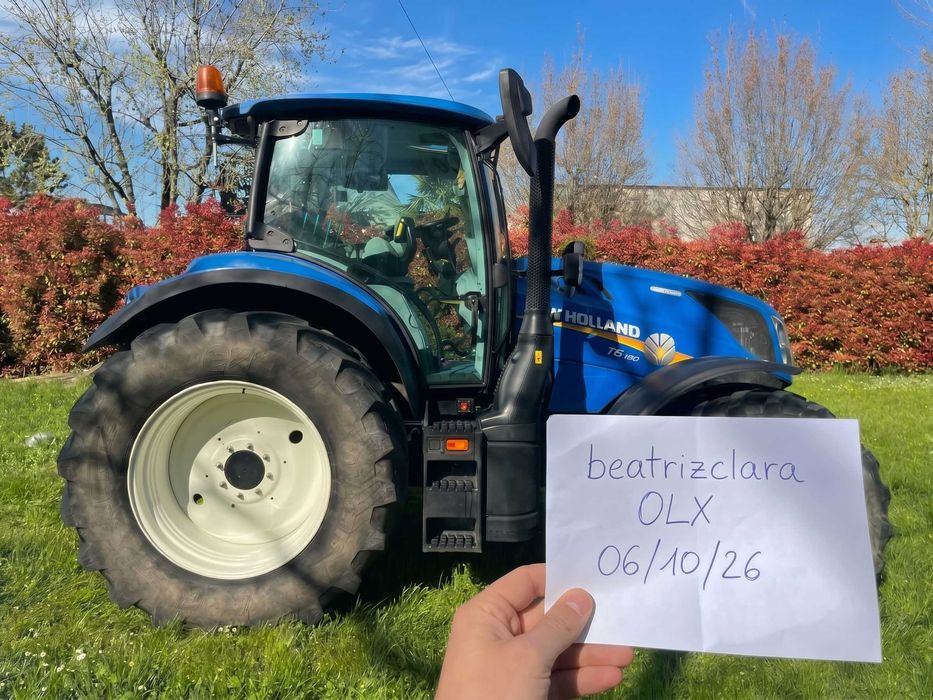 Trator New Holland T6.180 Dynamic Command - COMO NOVO