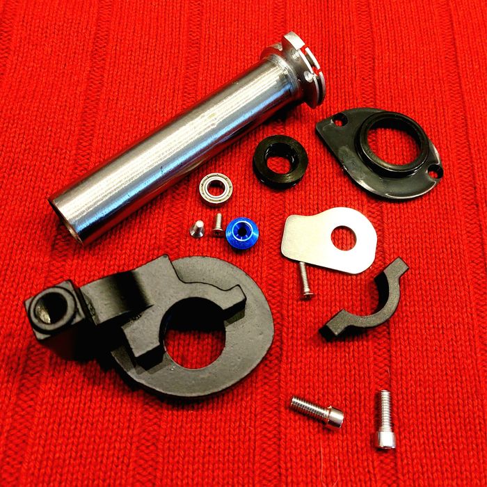 Ручка газу короткоходна з роликом на руль 25 мм МТ Дніпро Урал К750