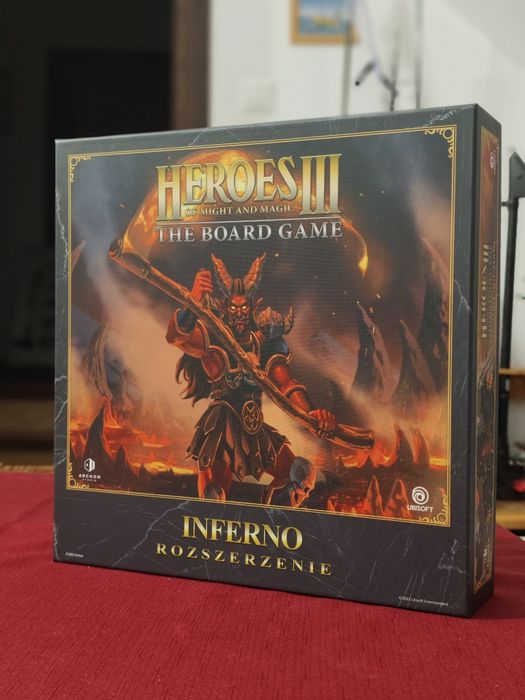 Heroes 3 Gra Planszowa - Rozszerzenie Inferno + customowe bonusy