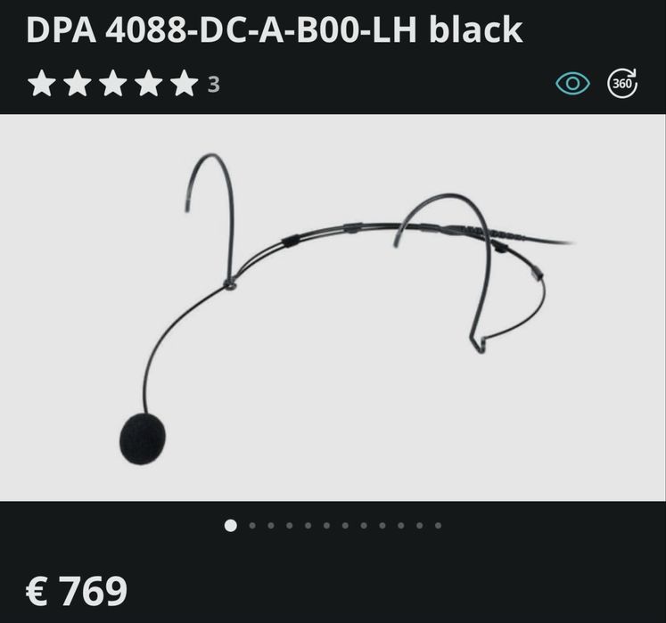 Microfone DPA 4088 Black