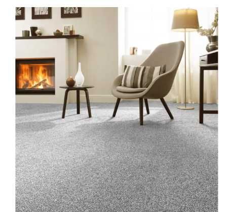 Wykładzina szara jasna na metry cięta do pokoju salonu pomieszczeń