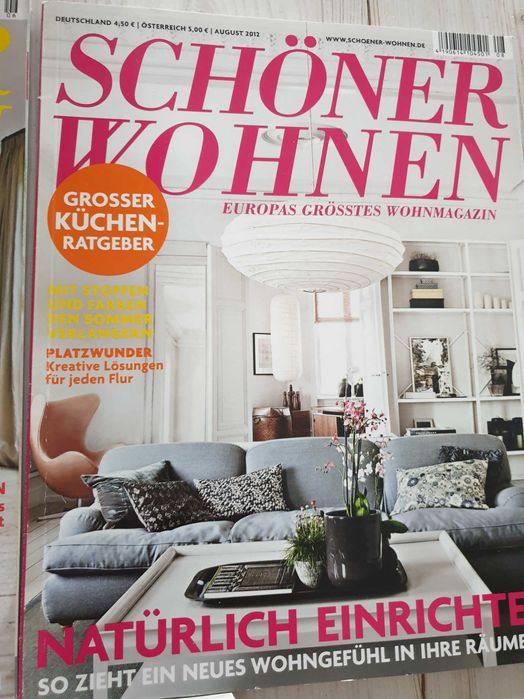 Gazeta wnętrzarska niemiecka Schoner Wohnen