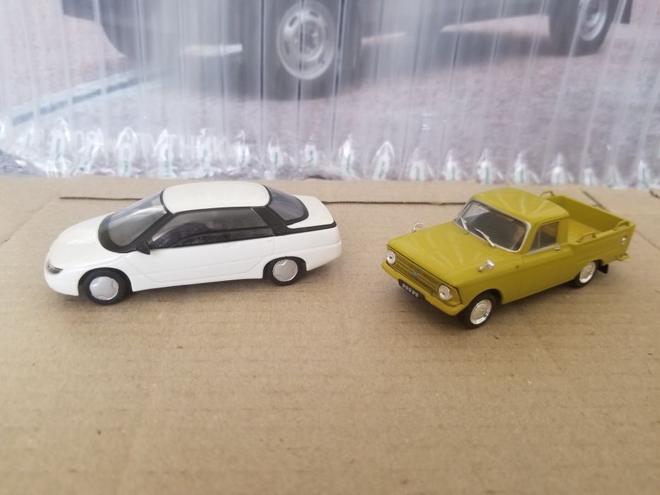 Машинки СМЗ, ГАЗ, Москвич, Иж автолегенды СССР 1:43