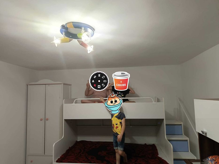 Łóżko piętrowe 3 osobowe