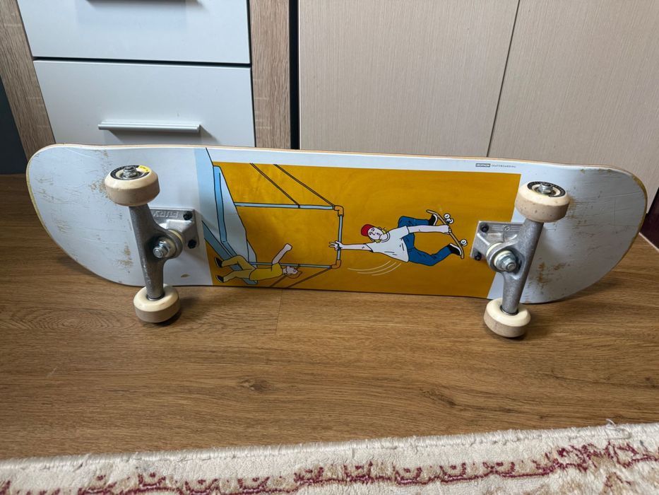 Deskorolka biała używana