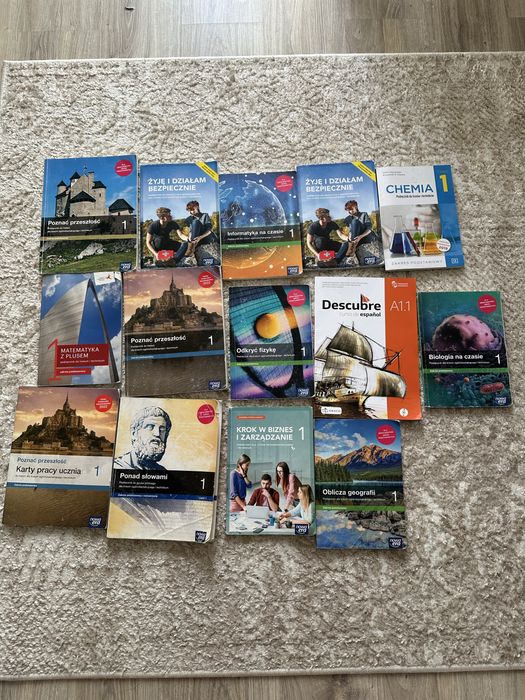 Zestaw podręczników TECHNIKUM klasa 1 – komplet