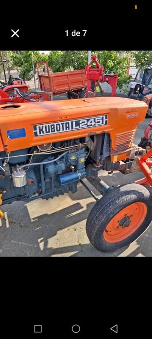Kubota  245 ,  matrícula e documentos