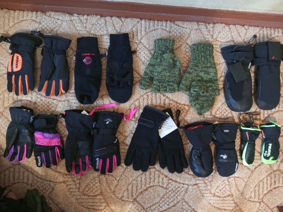 Перчатки варешки краги не дитячі reusch mammut rab  зимові лижні