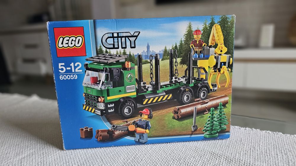 Klocki Lego City 60059 Ciężarówka do przewozu drewna
