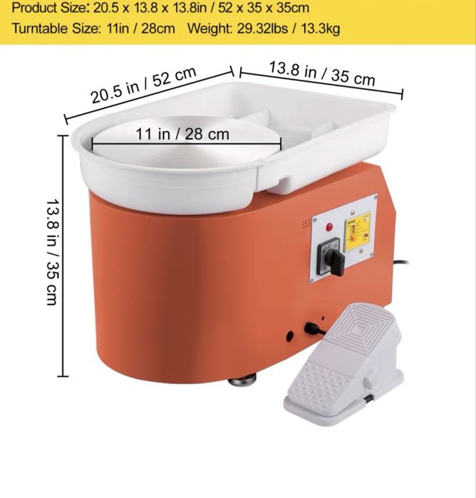 Maquina Eletrica de Cerâmica 0-300 r/min
