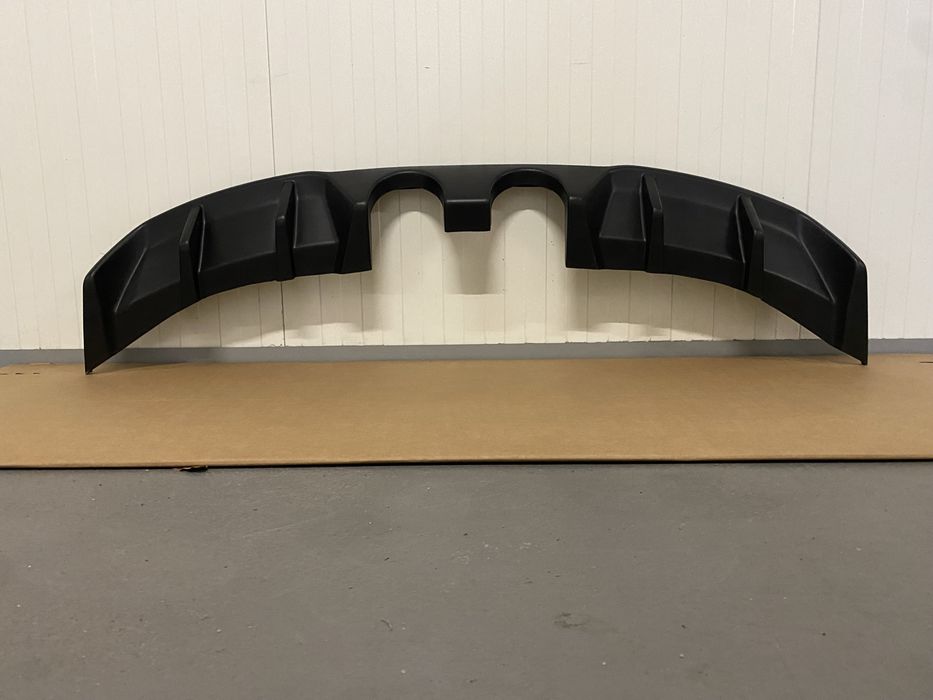 SPOILER DIFUSOR DE ESCAPE (LIP AILERON PALA ABA LAMINA AVENTAL) SEAT LEON 5F MK3 CUPRA PERFORMANCE FR LOOK R32