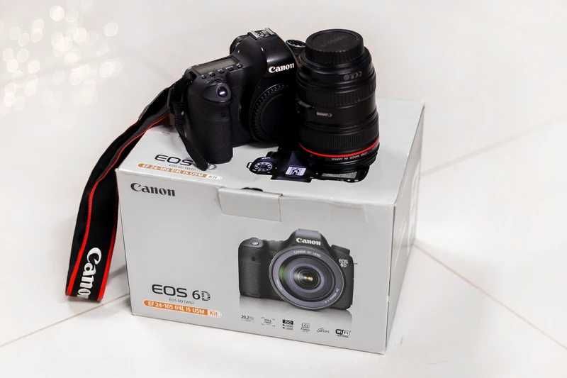 Aparat Canon EOS 6D + obiektyw Canon EF 24-105 L f4