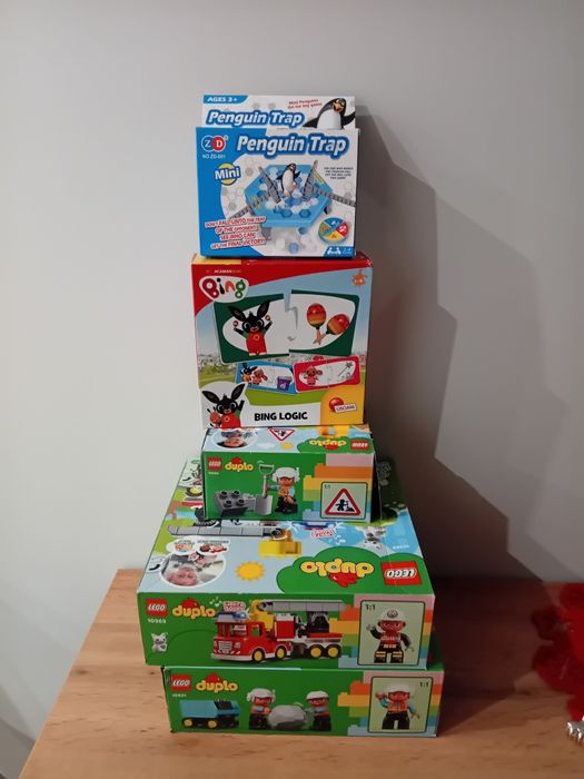 Lego  i inne klocki układanki 5szt